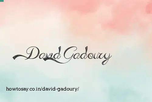 David Gadoury