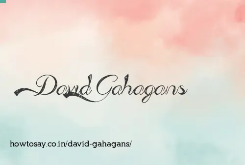 David Gahagans