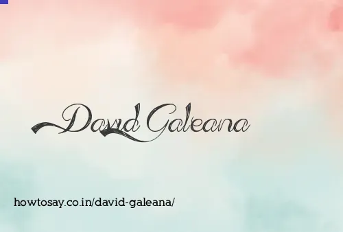 David Galeana