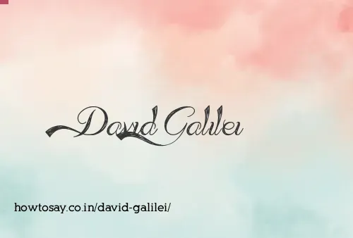 David Galilei