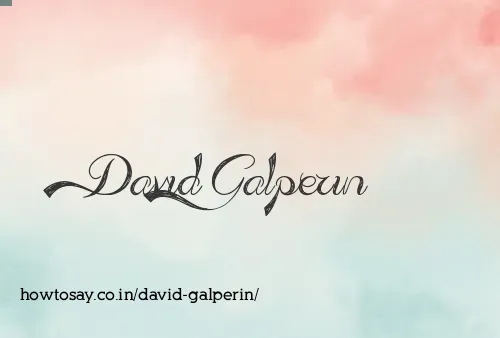 David Galperin