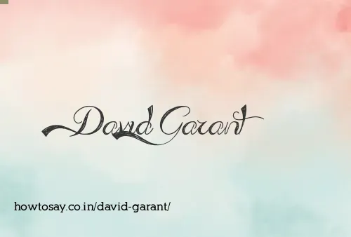 David Garant