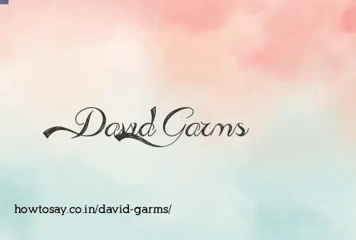 David Garms