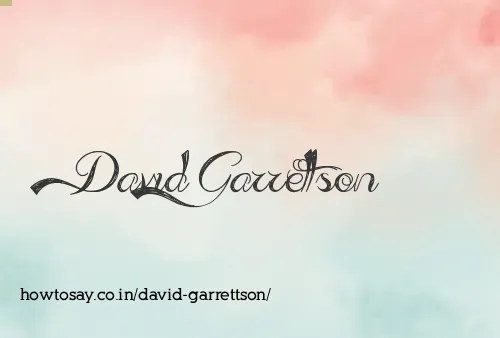 David Garrettson