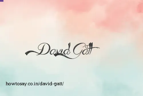David Gatt