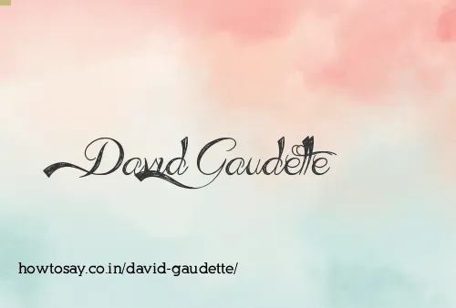David Gaudette