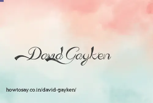 David Gayken