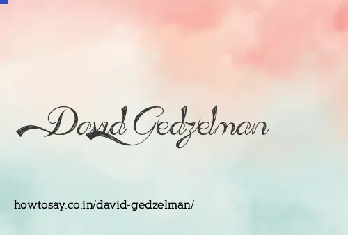 David Gedzelman