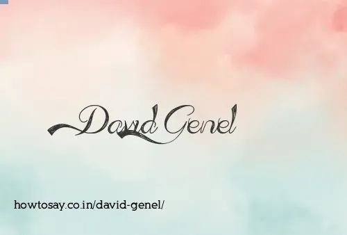 David Genel