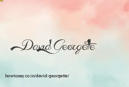 David Georgette