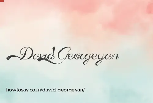 David Georgeyan