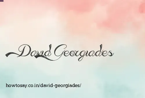 David Georgiades