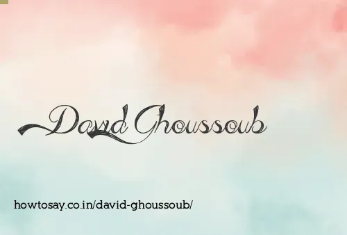David Ghoussoub