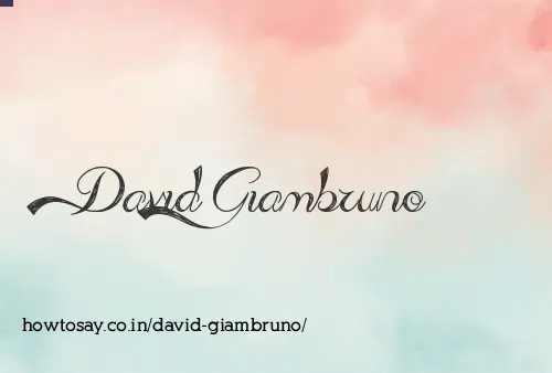David Giambruno