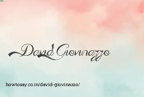 David Giovinazzo