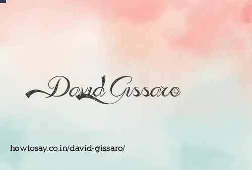 David Gissaro