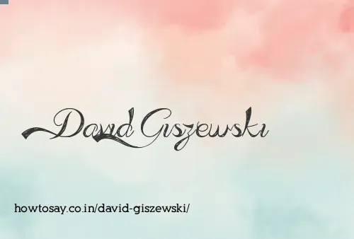 David Giszewski