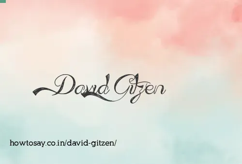 David Gitzen