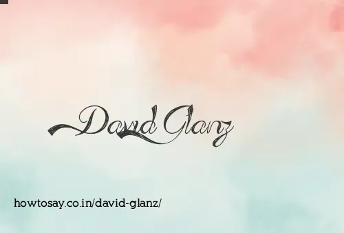 David Glanz