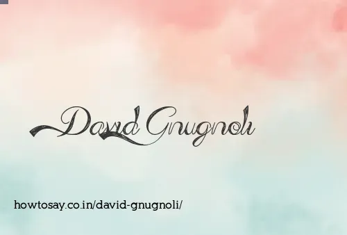 David Gnugnoli