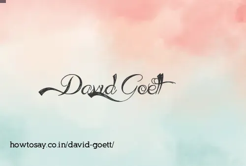 David Goett