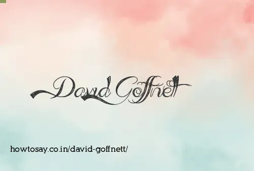 David Goffnett