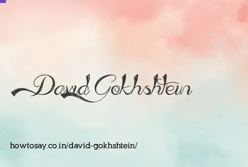 David Gokhshtein