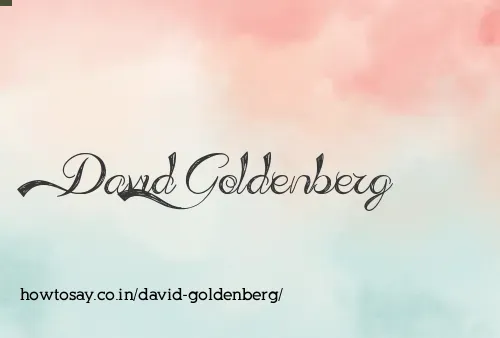David Goldenberg