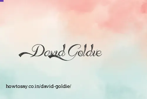 David Goldie