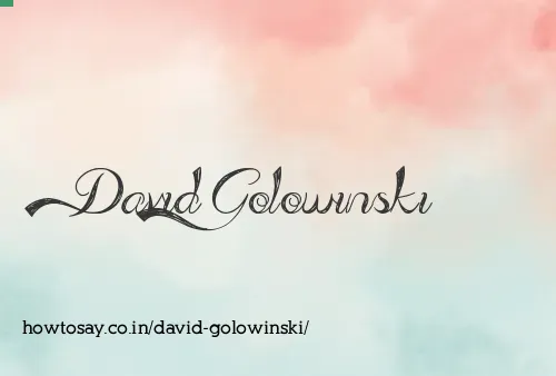 David Golowinski