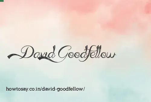 David Goodfellow