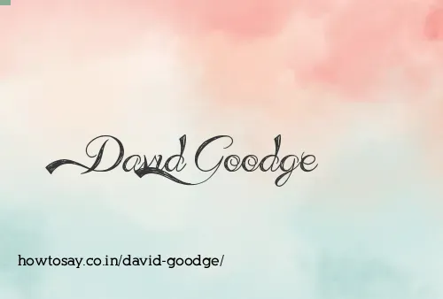 David Goodge