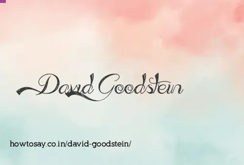 David Goodstein