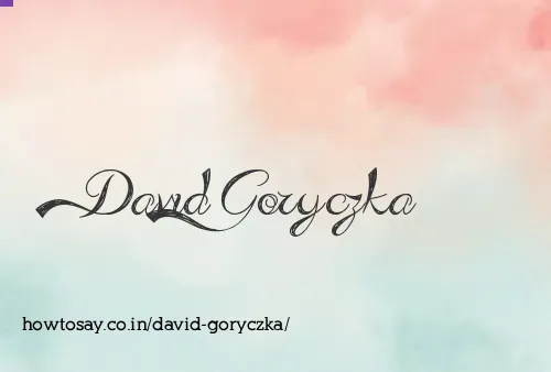 David Goryczka
