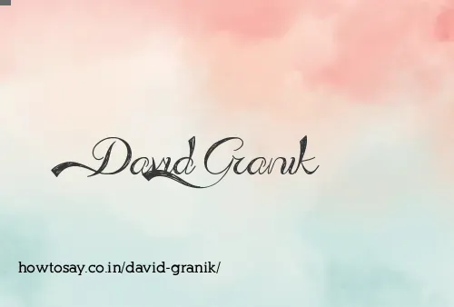 David Granik