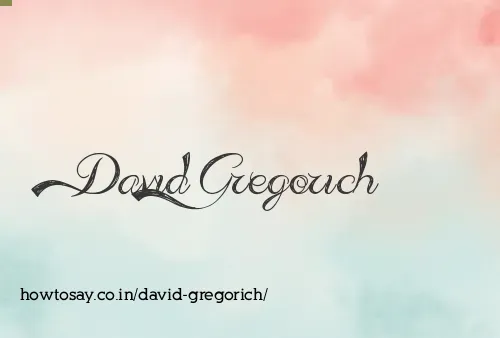 David Gregorich