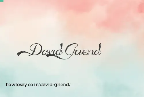 David Griend