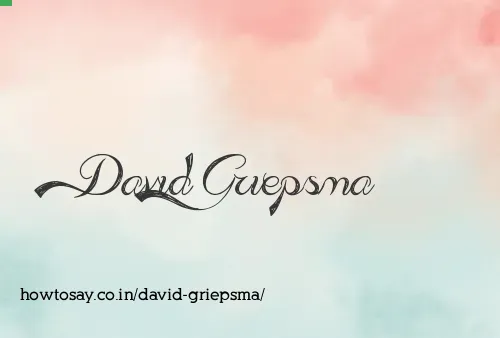 David Griepsma