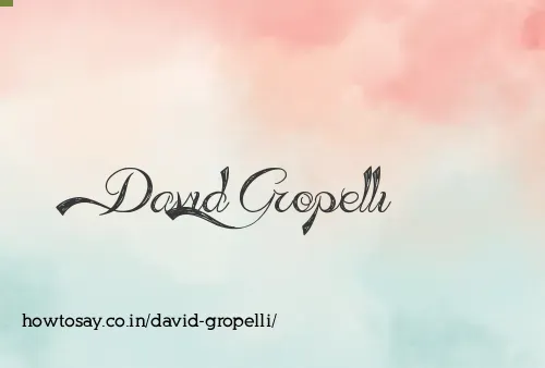 David Gropelli