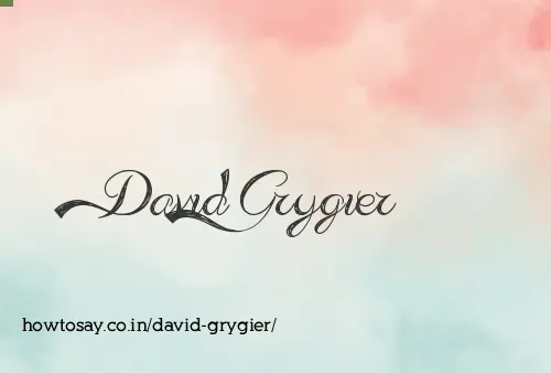 David Grygier