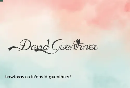 David Guenthner