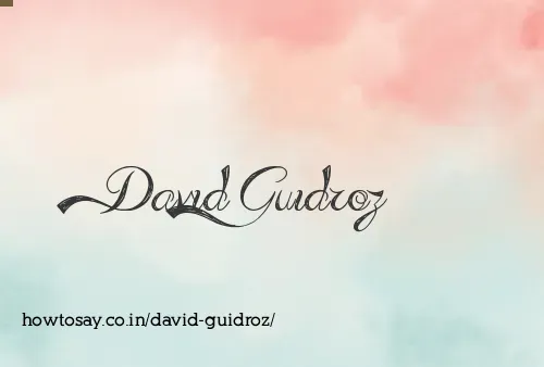 David Guidroz
