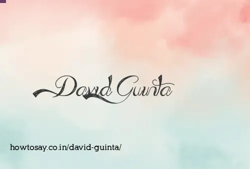 David Guinta