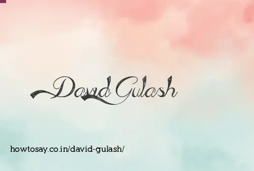 David Gulash