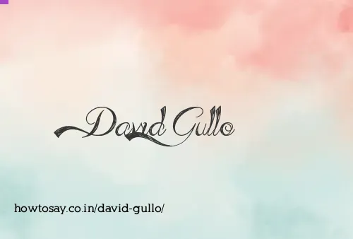 David Gullo
