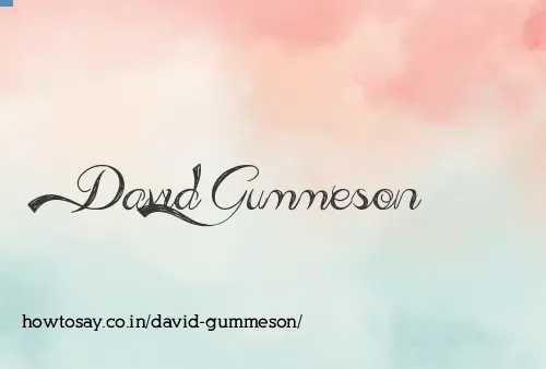 David Gummeson