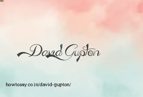 David Gupton