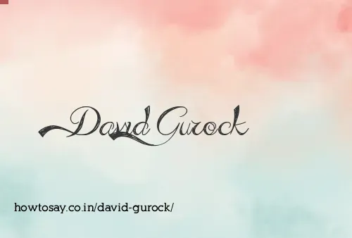 David Gurock