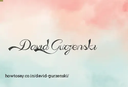 David Gurzenski
