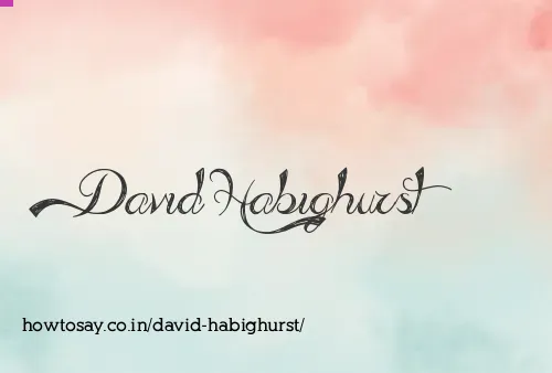 David Habighurst